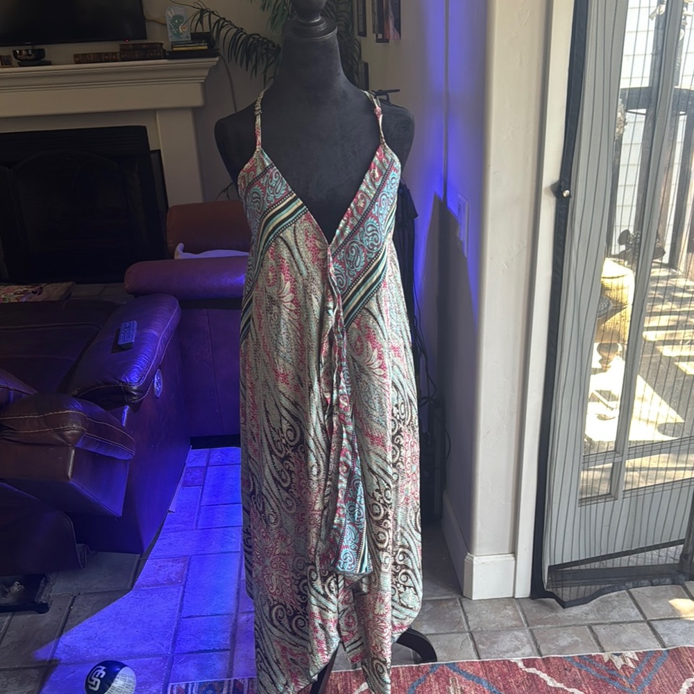 Colorful Paisley Maxi Dress